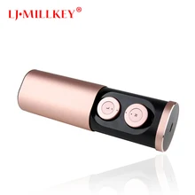 Ture Wireless Stereo TWS Mini Bluetooth headset Stereo Earphone built-in Mic Wireless With Charging Box Mini LJ-MILLKEY YZ115
