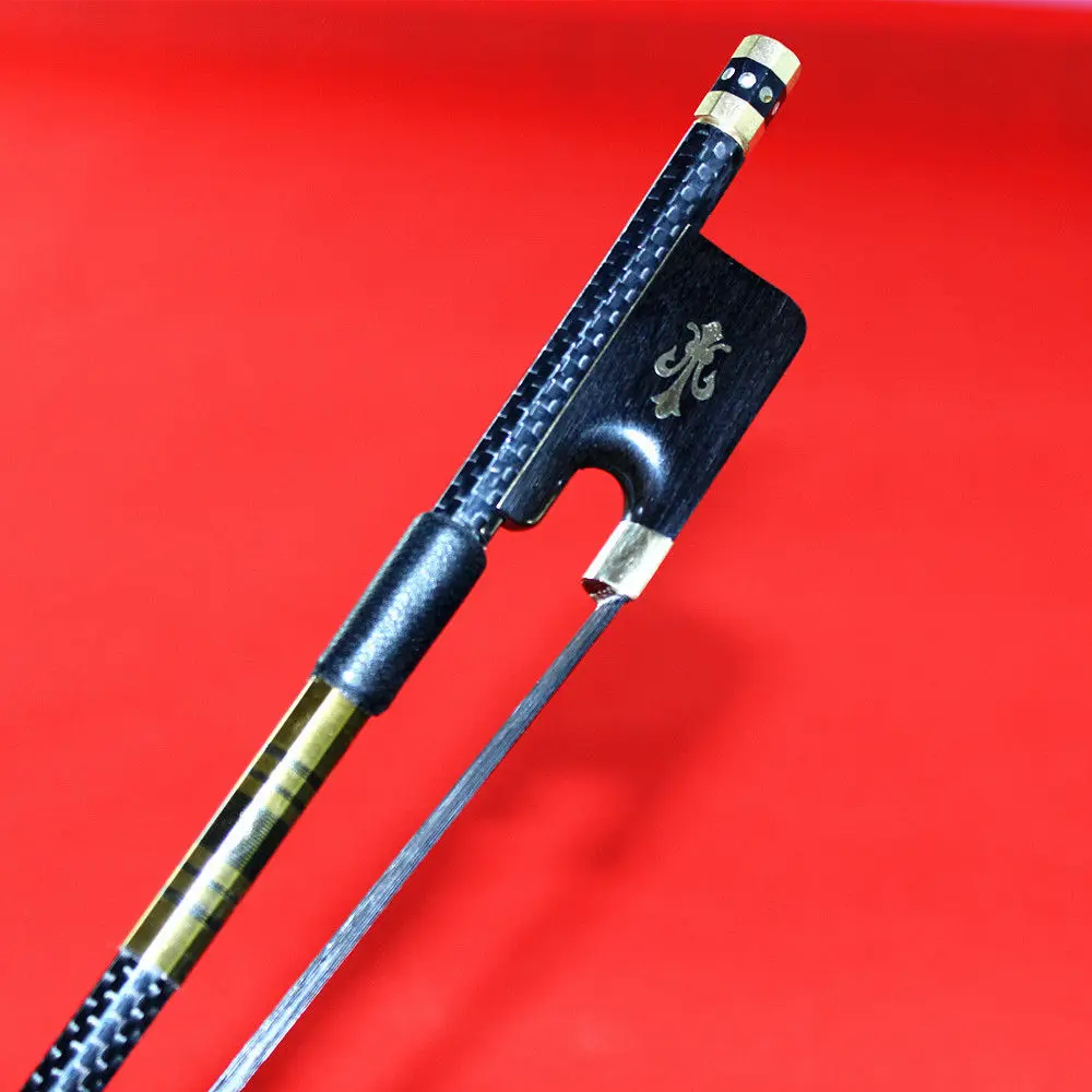 

2 шт. Новинка профессиональсветильник легкий углеродное волокно 4/4 Виолончель Лук медные детали черный конский волос