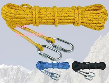

70M-80M 10.5MM 2700KG CE quality fast descend static rope aerial work safety insurance working sport harness rigging hardware