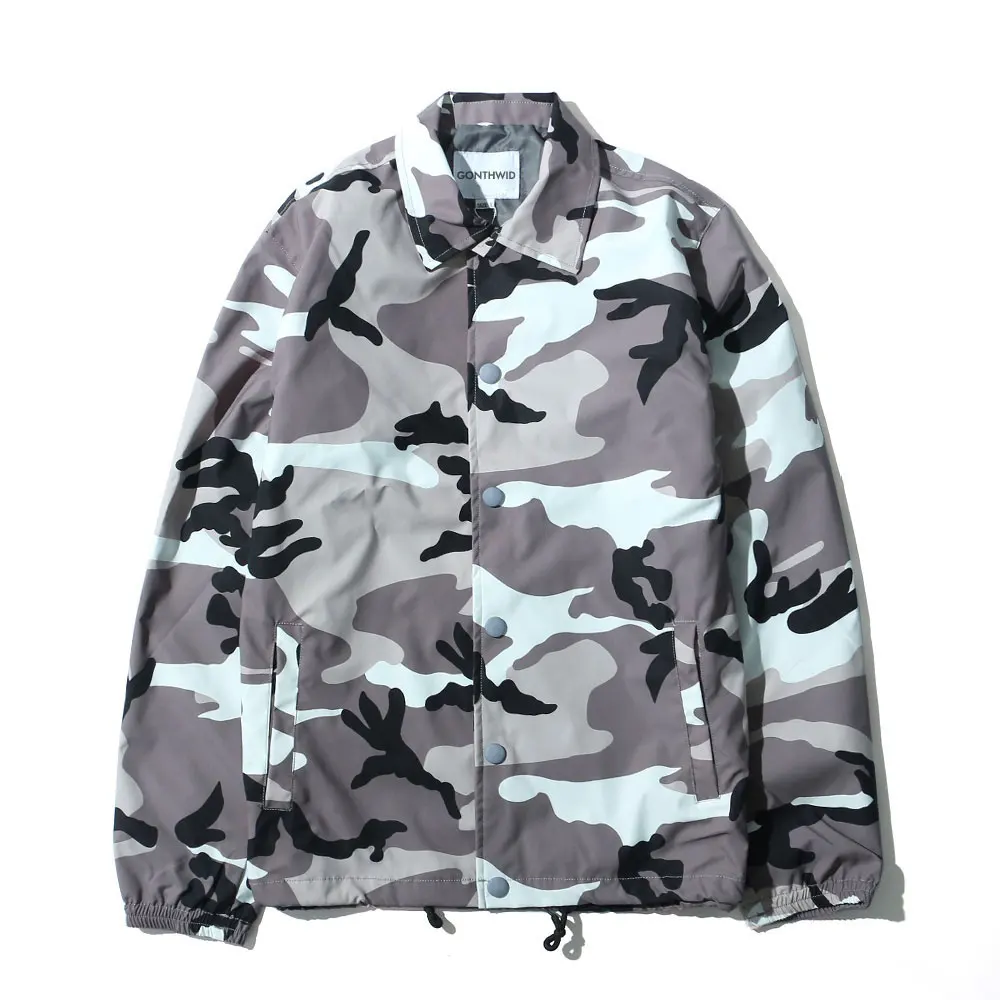 Color Camo Windbreaker Coaches Jackets 2