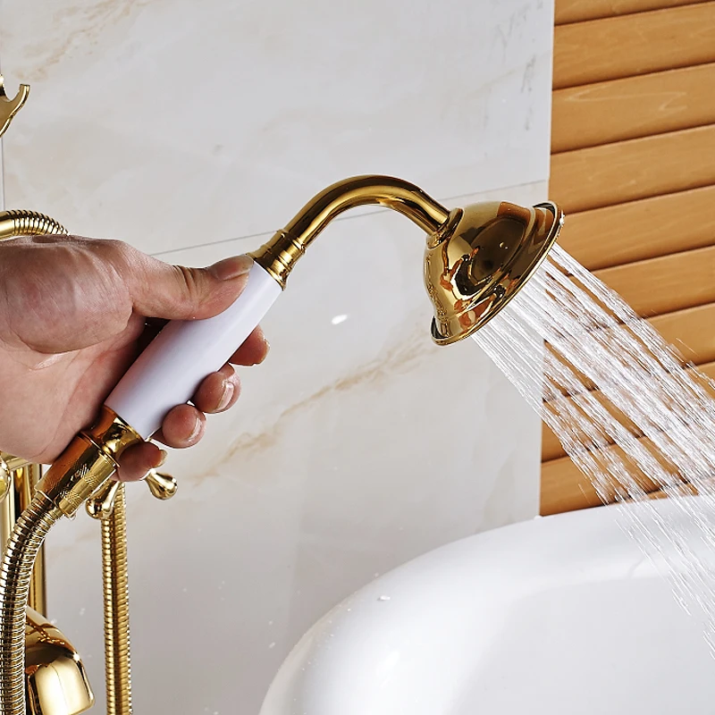 Смеситель для ванной комнаты с двойной ручкой|mixer bath|shower setbrass shower set |