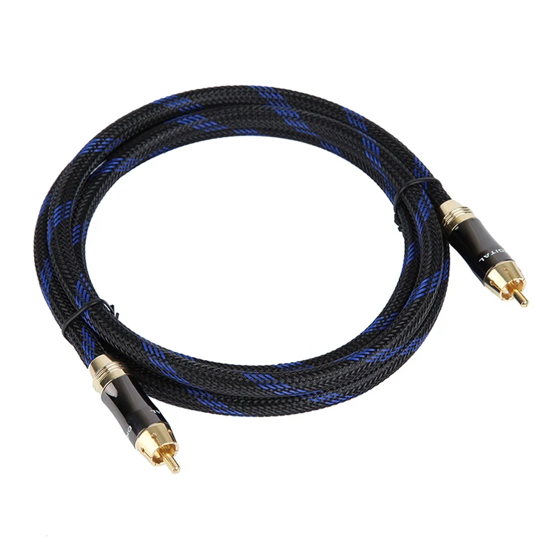 Аудиокабель HIFI 0 5 м 1 2 3 дюйм RCA кабель для сабвуфера|subwoofer cable|speaker cableaudio cable |