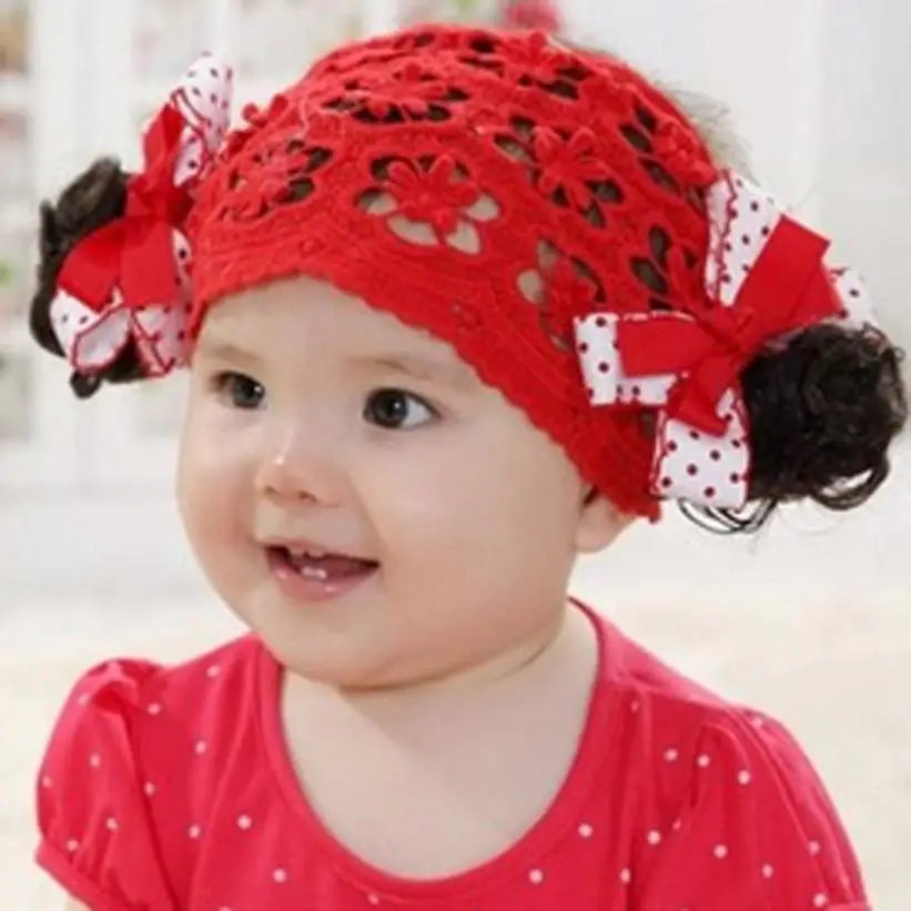 wholesale baby boutique bows headbands Polka Dot Ribbon Red Head Band