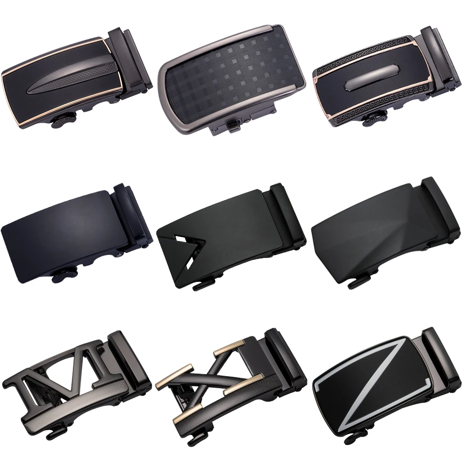 Barry.Wang Men Belt Buckles Fashion Alloy Automatic Buckle Belt Business Affairs Men Casual Decoration Belt Dropshipping