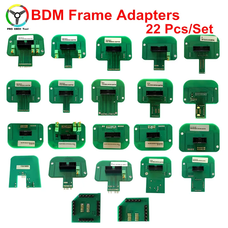 

BDM Frame 22pcs/Set Full LED BDM Frame ECU RAMP Adapters Work For KTAG KESS KTM BDM100 ECU RAMP Adapters