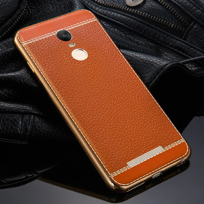 Роскошный гибридный Чехол из искусственной кожи с зернистой текстурой Note2 для
