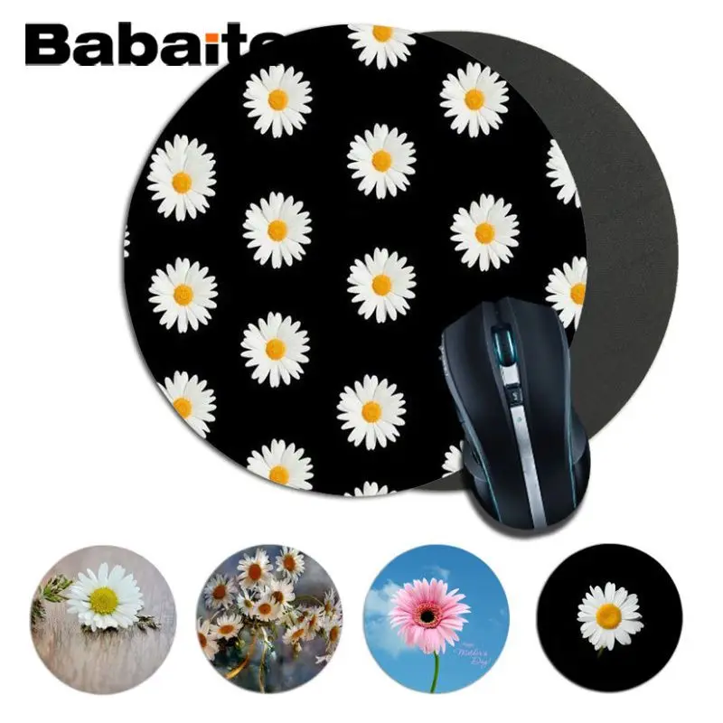 Babaite daisy уникальный настольный коврик игровой для мыши Размер 20x20 см 22x22 версия