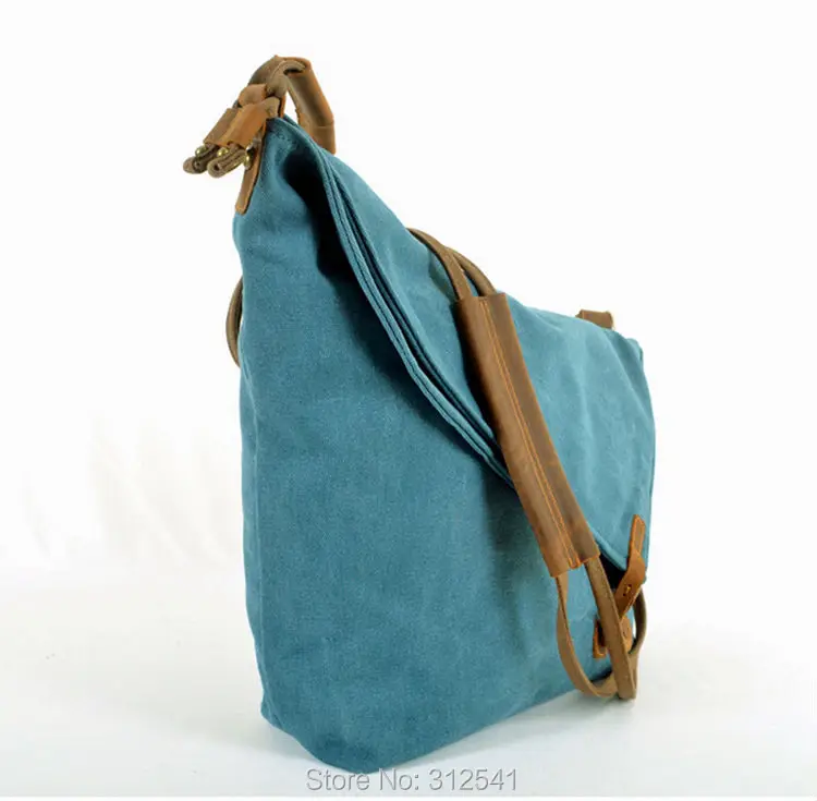Корейская Ретро Новинка, винтажная Мужская Военная холщовая+ Кожаная сумка через плечо, мужская сумка через плечо, сумка через плечо