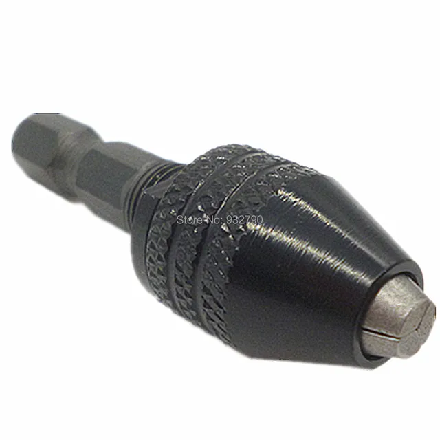 1/4" Keyless Drill Chuck Screwdriver Impact Driver Adaptor 6.3mm Hex