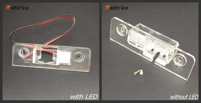 EEMRKE Автомобильная задняя камера Кронштейн номерного знака Освещение корпус крепление для Ford Fiesta CBK хэтчбек/Fusion CBK хэтчбек