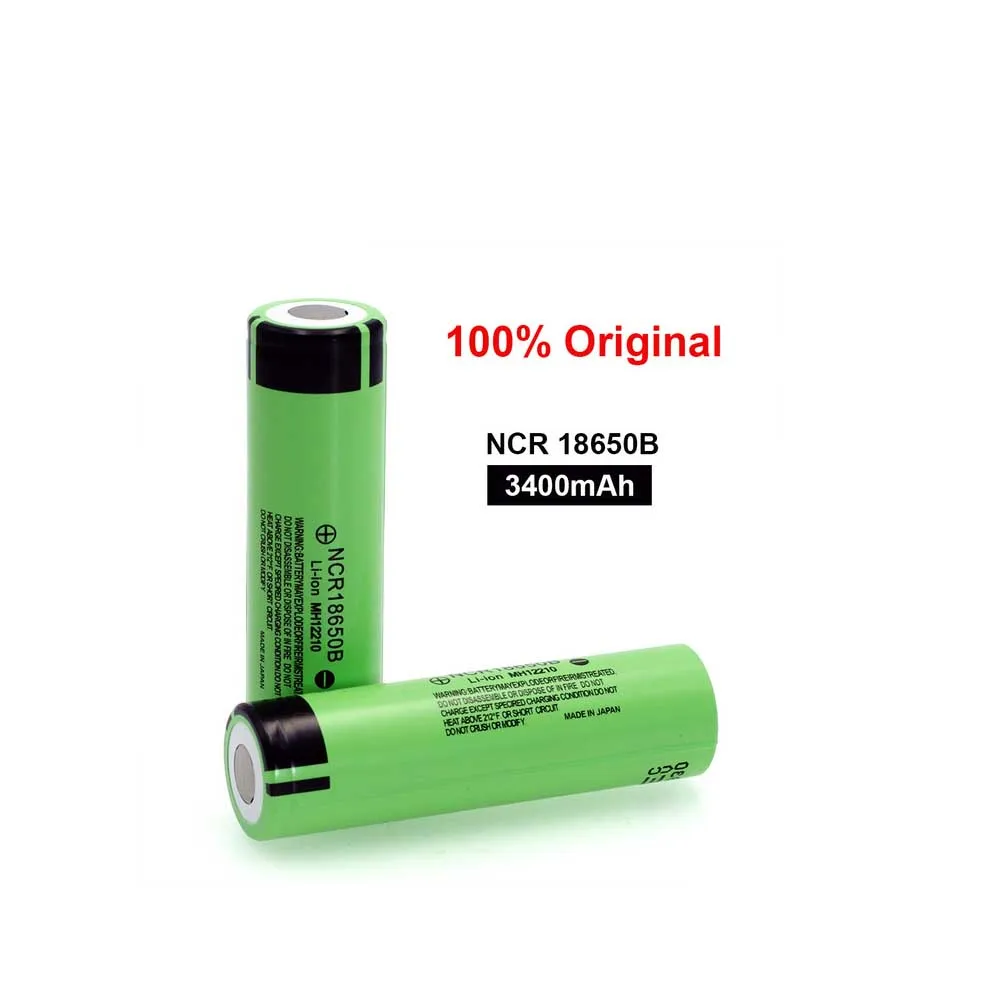 NCR18650 3,7 V 3400mAh 18650 перезаряжаемый литиевый аккумулятор для аккумуляторов фонарика(с защитной панелью