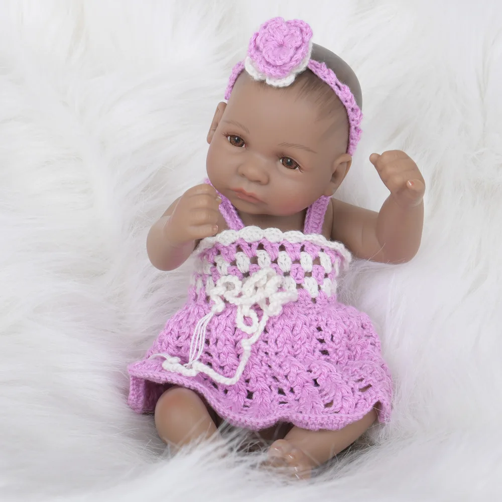 

High Quality 10Inch 28cm Full Silicone Vinyl Reborn Baby Dolls Baby Alive Baby Doll Action Figure Toys