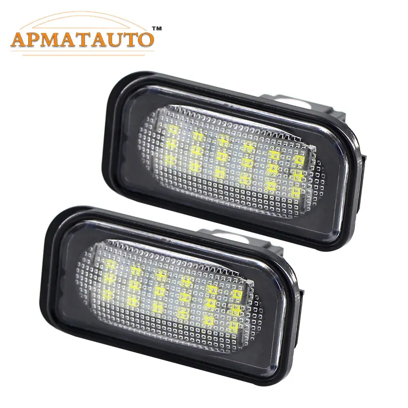 

2pcs 12V LED License Plate Light Bulb No Error Canbus For Mercedes Benz W203 4D W211 W219 6000k White Number Plate lamp