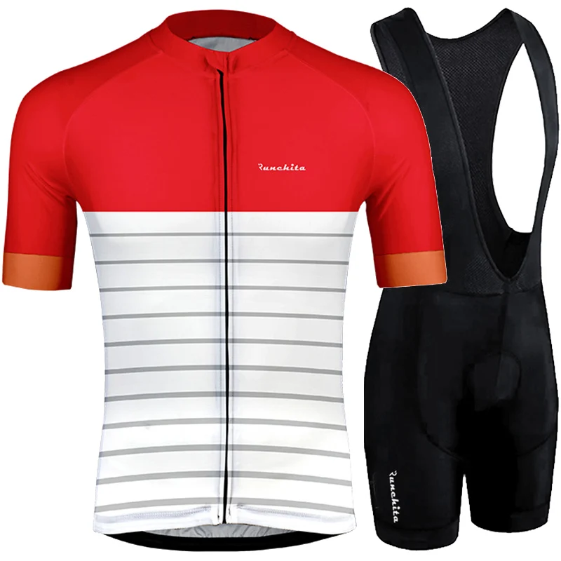 Radtrikot هيرين kurzarm RUNCHITA 2019 الصيف قصيرة الأكمام الدراجات جيرسي مجموعة السروال الدراجة Camisa ciclismo MTB روبا ciclismo