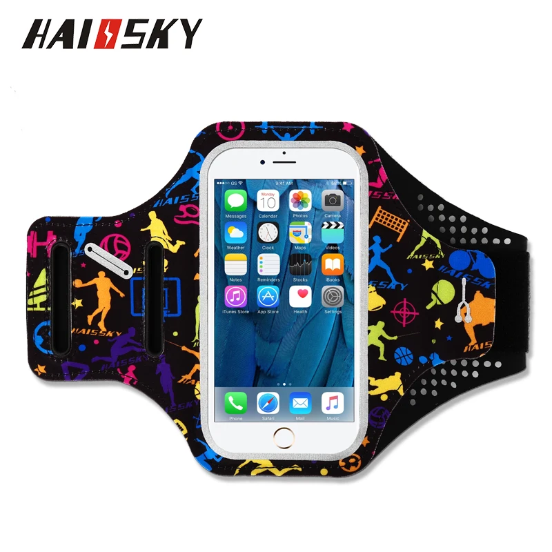 

Haissky 5.5 Waterproof Running Fitness Sport Case For iPhone 6 6S 7 Plus Huawei P10 Samsung S8 S7 Xiaomi Redmi Note 4 Phone Case