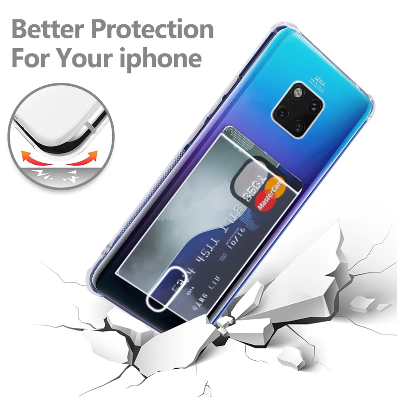 Чехол YISHANGOU для Huawei Mate 20 Pro P20 Lite прозрачный мягкий силиконовый чехол накладка Mate10