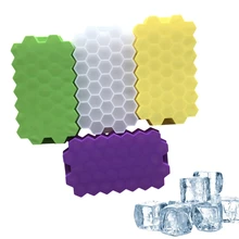 Moule écologique de plateau de Silicone de cavité de Cube de machine à glaçons de nid d'abeilles de 37 grilles