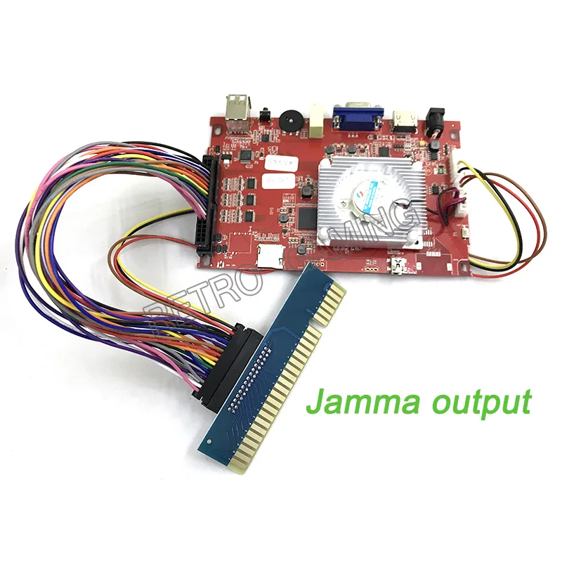 Pandora's box 6 Sanwa diy kit 1300 в 1 Jamma 3D печатной платы ПОДДЕРЖКА CGA/VGA/HDMI для аркадные видео игры кабинет машина - Цвет: Pandora 7