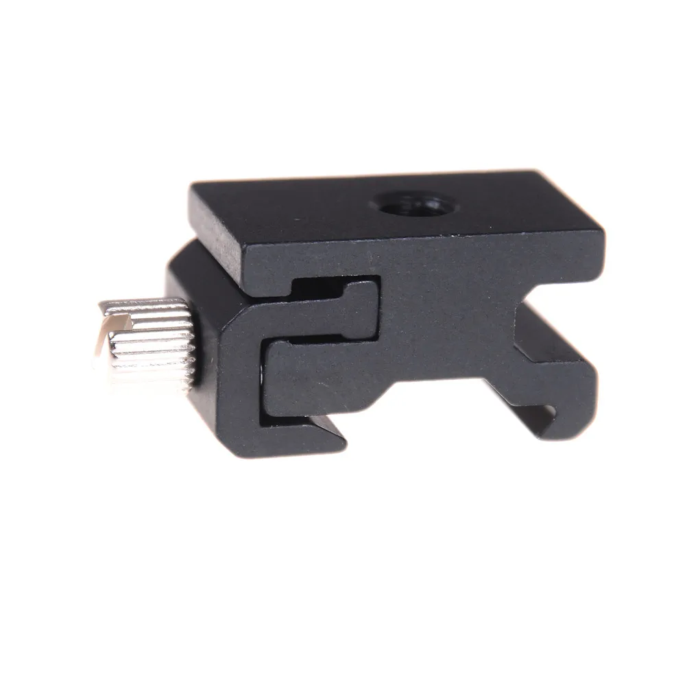 

1pc Black Camera Flash Hot Shoe Mount Adapter Bracket Mount Adapter With 1/4 Female Thread/Screw Hole