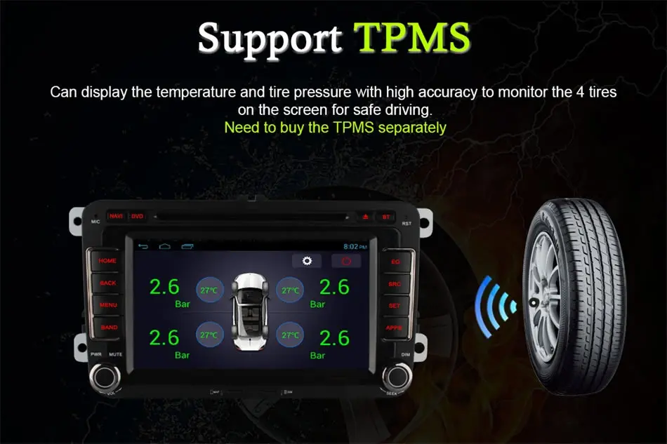 Clearance 8 Octa Core Android 6.0 Radio GPS Car DVD Player For Volkswagen VW Magotan Passat B6 CC GOLF Tiguan Jetta Touran Skoda Octavia 19