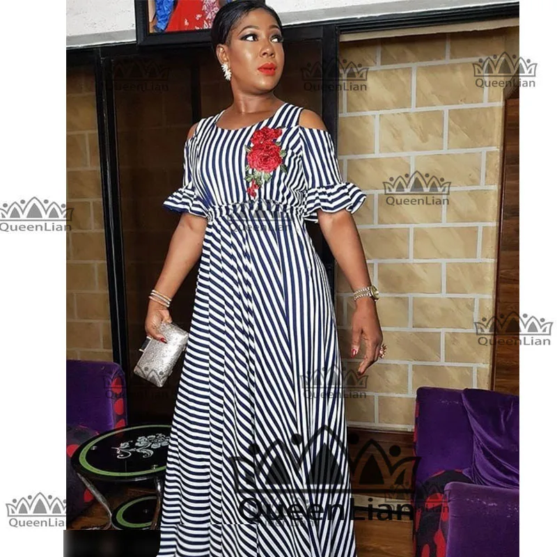 

2018 (L-XXXL)African Style For Women Fashion Design Embroidering Big Elastic 100% cotton Suit For Lady(LJ03#)