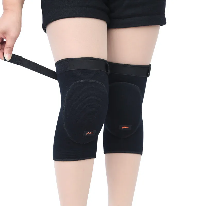 1 Pcs Sport Voetbal Volleybal Dans Druk Kniebeschermers Knee Protector Ondersteuning adult Veiligheid Sport Knie Ondersteuning