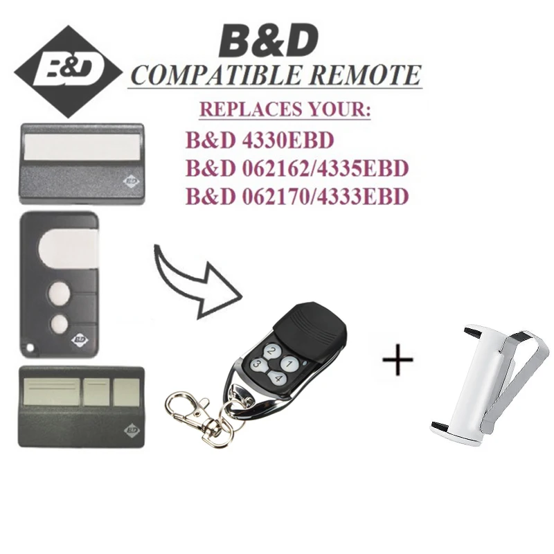 

Transmitter B&D remote super duplicator for Door and gate opener