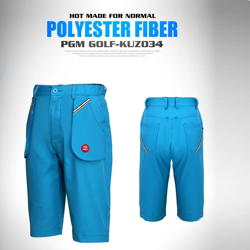 Pgm Golf/идеальные шорты на плоской подошве для мальчиков летние дышащие до колена
