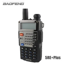 BaoFeng UV-5RE Plus Talkie Walkie 128CH Dual Band VHF 136-174MHz&UHF 400-520MHz Transceiver Two Way Radio Portable Interphone