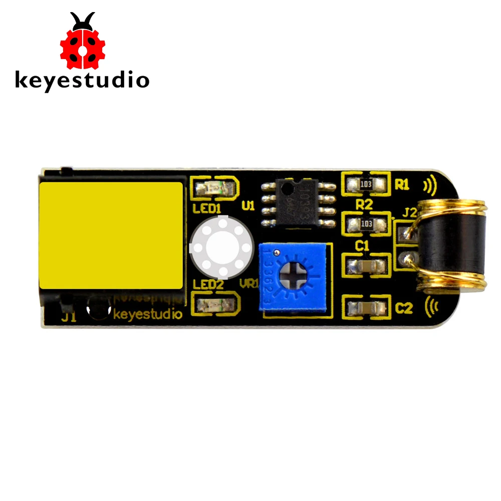Новинка! Модуль датчика вибрации Keyestudio RJ11 EASY plug для Arduino STEAM | Электронные