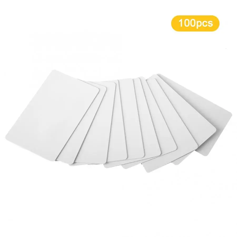 

100pcs/Set Contactless 125kHz Smart RFID Proximity ID Card Read-only Access Card EM4100 2019