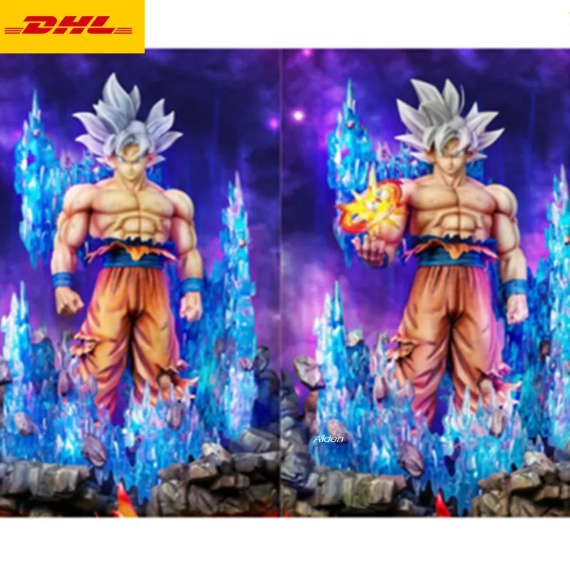 24 &quotDragon Ball Z статуя Супер Saiyan бюст Сон Гоку полноразмерный портрет Ultra Instinct