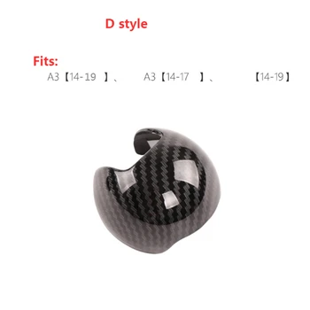 

for Audi A4L A5 A6L A3 A7 Q7 Q5 Q2L Car Gearshift Handle Head Sticker Interior Modification Accessories Carbon Fiber Sticker