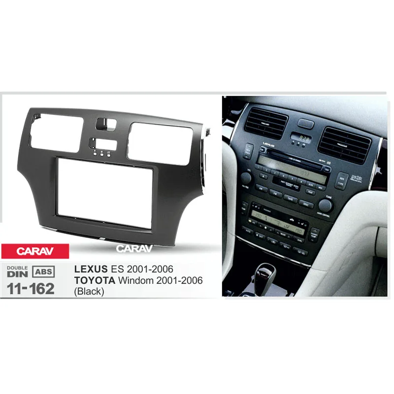 Радио фасции для Toyota windom LEXUS ES Двухканальное DVD стерео CD панель тире крепление CARAV