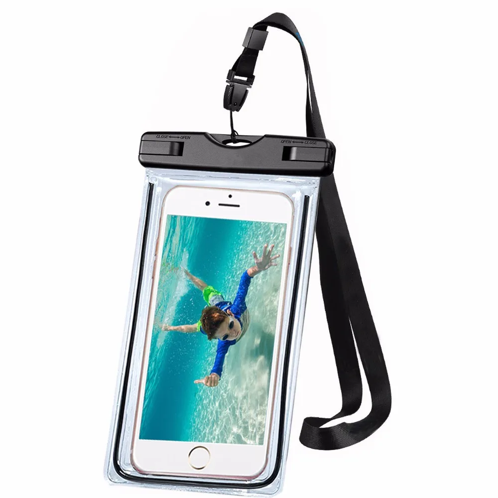 Waterproof Case[2Packs], Mpow IPX8 Watertight Sealed Underwater Dry Bag 3