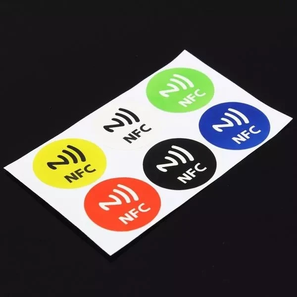 6 шт. водонепроницаемые NFC метки NTAG213 чип RFID клейкая этикетка наклейка для