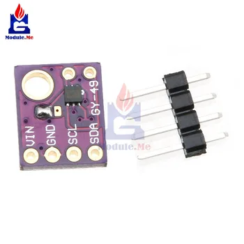 

GY-49 MAX44009 Ambient Light Sensor Module For Arduino With 4P Pin Header Module I2C IIC Output Lowest Power 1.7V-3.6V