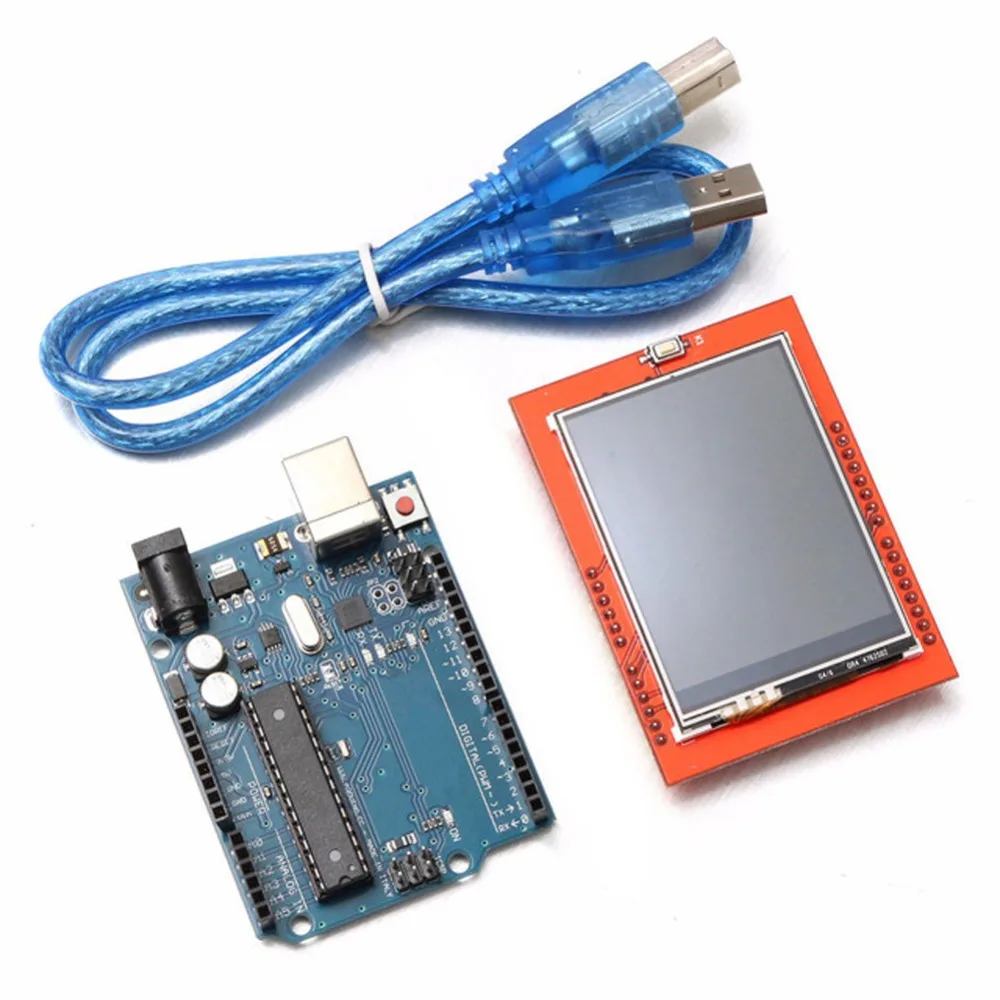 2.4 Inch TFT LCD Touch-Screen UNO-R3 ATmega328P Board Module Kit For Arduino 240x320