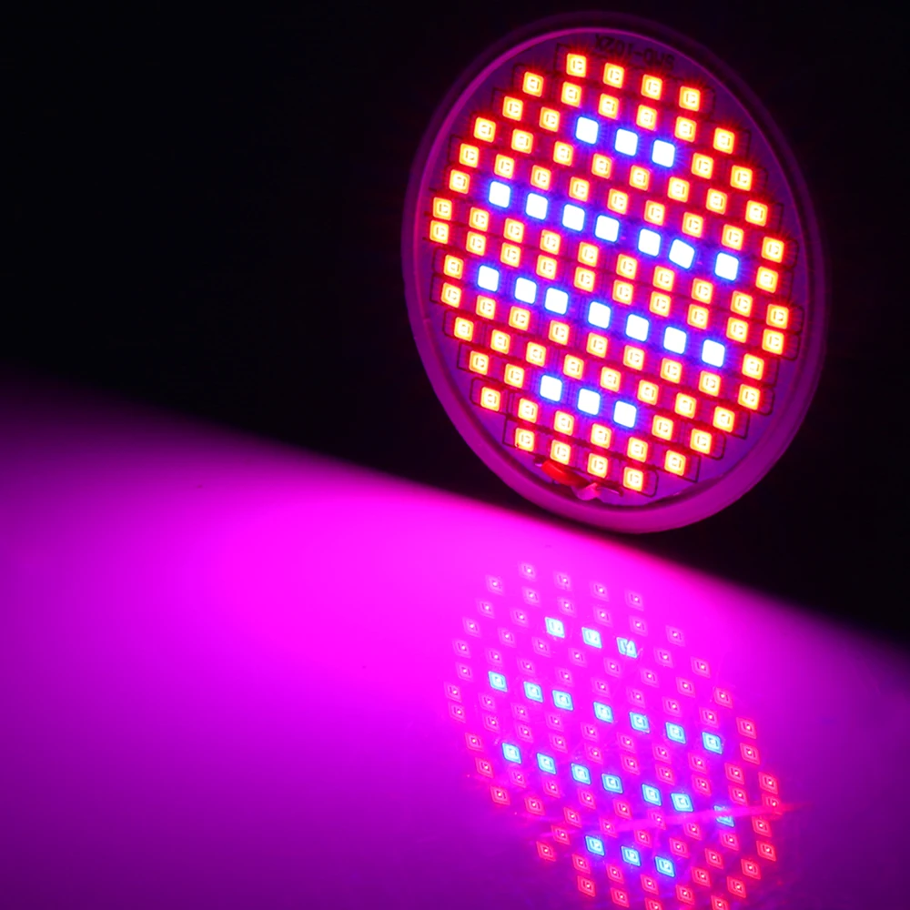 Lâmpada para Flor Lote Crescer Luzes 5 w 10 18 28 E27 Espectro Completo Vegetais Sistema Hidroponia Planta Tenda 4 Pçs - Led 13 Luzes e Iluminação