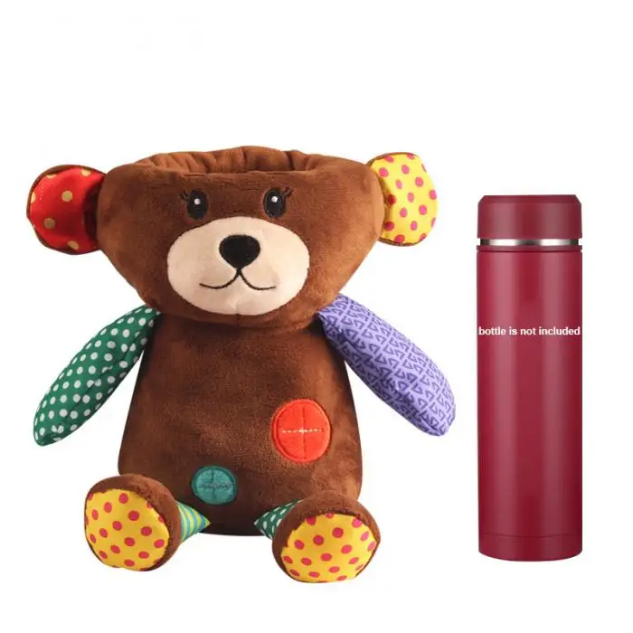 Garrafa de Alimentação do Bebê Bolsa de Pelúcia Capa Isolamento Anti-escaldante Bonito Animais Brinquedo Manter Quente Bm88 9 Cheap Estojos e corrente p chupetas