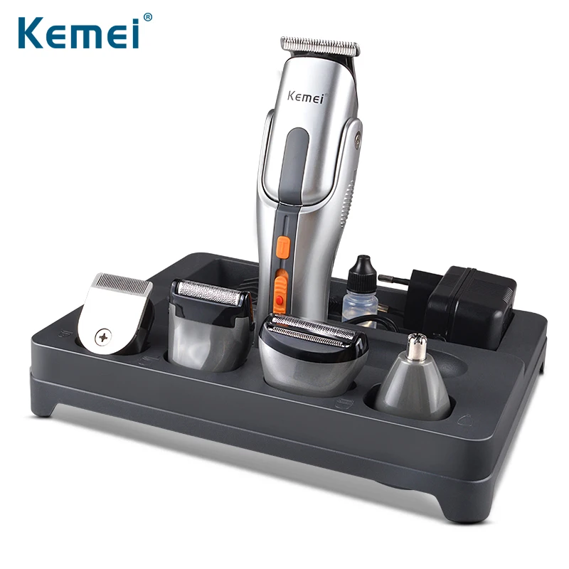 Pаспродажа Kemei680A машинка для стрижки волос Новый Многофункциональный Электрический Резак Машинка Для Стрижки Волос Аккумуляторная Триммер Волос Брит...