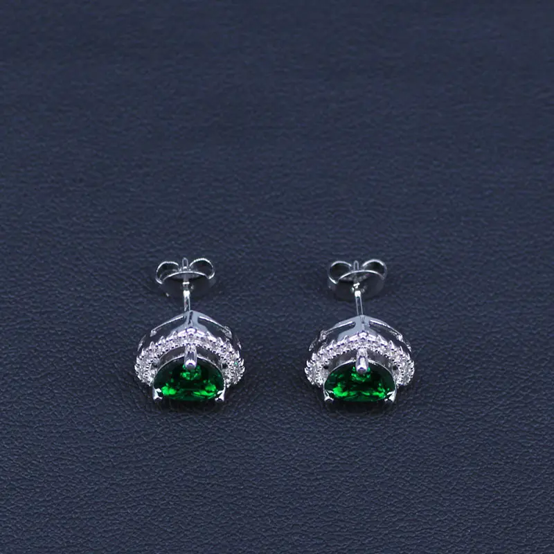 Комплект из колье серёг и кольца серебристого цвета|ring necklace|colorful jewelry setssets pendant |