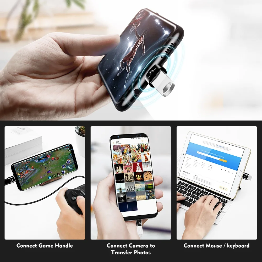 Floveme OTG Type C Тип USB c адаптер для Samsung Galaxy S8 S9 Plus Мини Micro 2.0 Женский мужской One 5т|micro usb