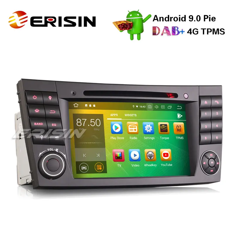 Perfect Erisin ES7980E 7" Android 9.0 Car Stereo GPS DAB+ CD Canbus SatNav for Mercedes E/CLS/G W211 W219 W463 2