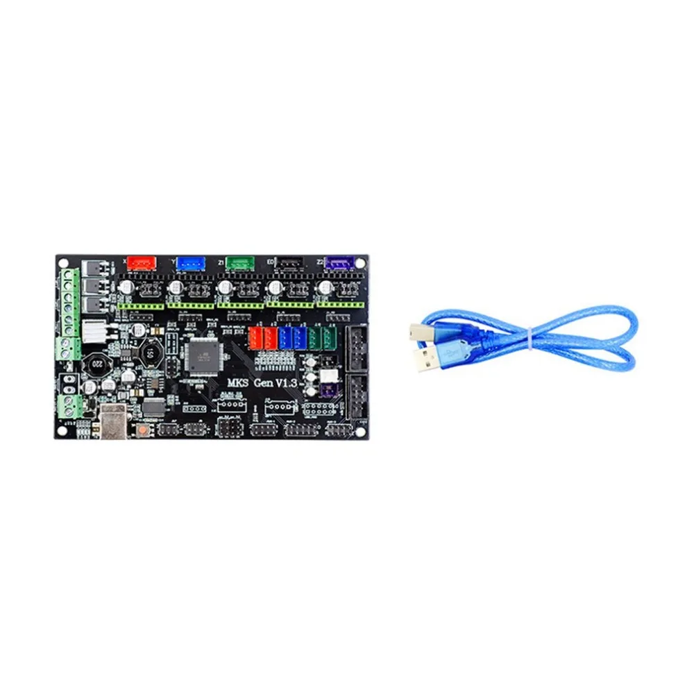 

3D Printer Parts MKS Gen V1.3 Motherboard 3D Printer Control Board With USB Mega 2560 Ramps 1.4 Motherboard with Power Cable