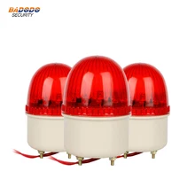 Светодиодный мигающая Сигнализация лампа светло-желтая, синяя, красная, зеленая светодиодная сигнальная лампа наружная лампа без голоса для раздвижные качели ворот открывалка для двери