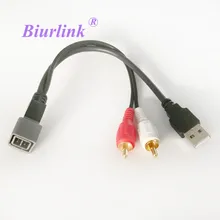 Biurlink USB RCA Кабель-адаптер для Nissan Cube Juke Versa