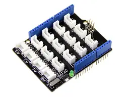 Бесплатная Доставка 2 шт./лот Базовая плата V2 роща Сенсор Плата расширения совместимый для Arduino роща Сенсор щит