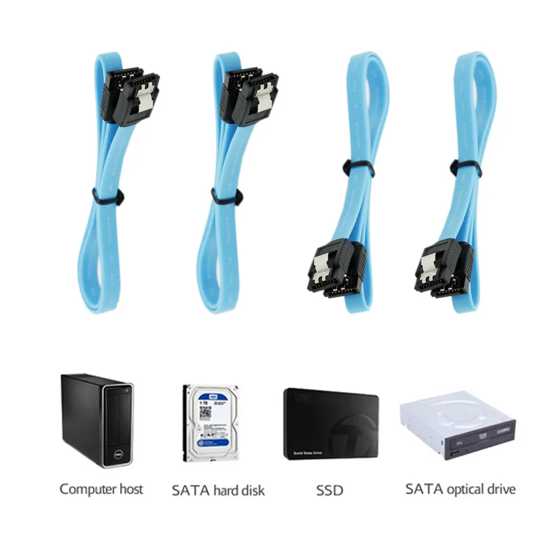 

With snap SATA III data cable SATA3.0 hard drive data cable serial data cable Adapter l shape cable Accessories