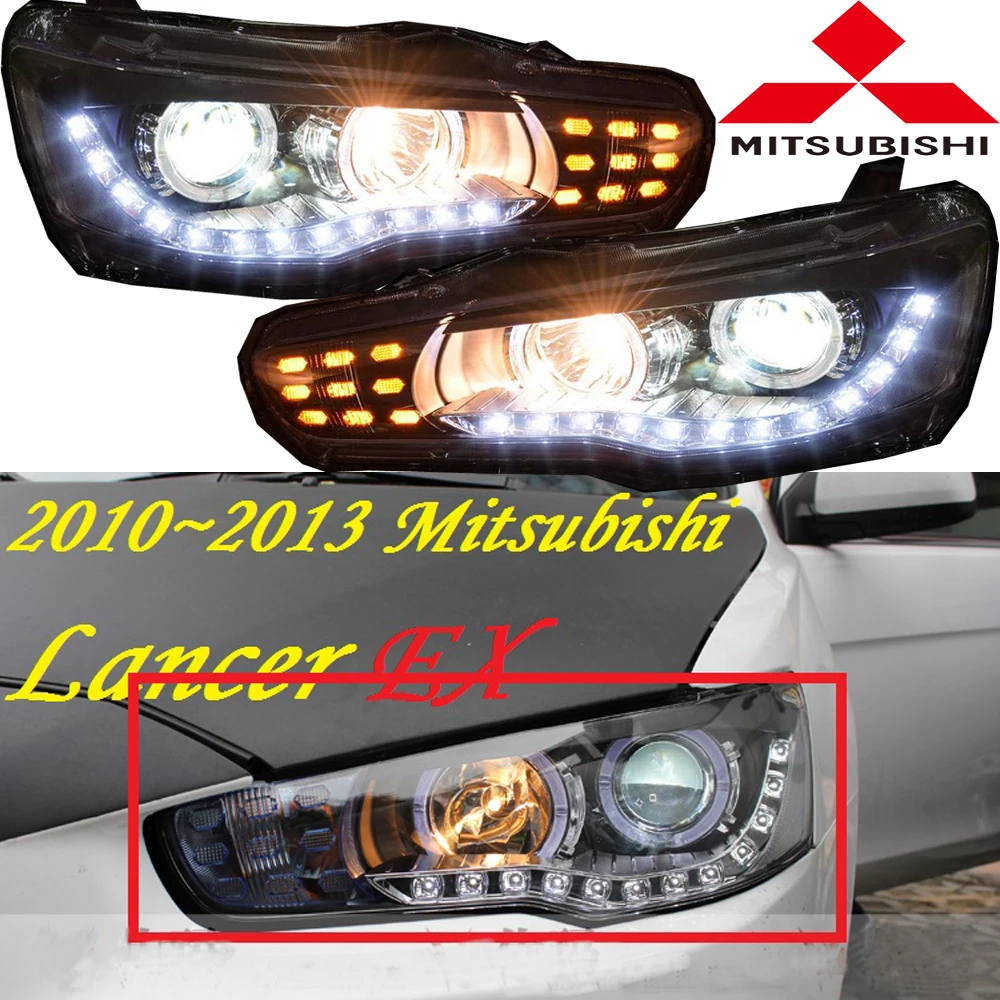 

Mitsubish Lancer headlight,2008~2015 (Fit for LHD&RHD),Free ship! Lancer fog light,2ps/se+2pcs Ballast,ASX,Lancer EX